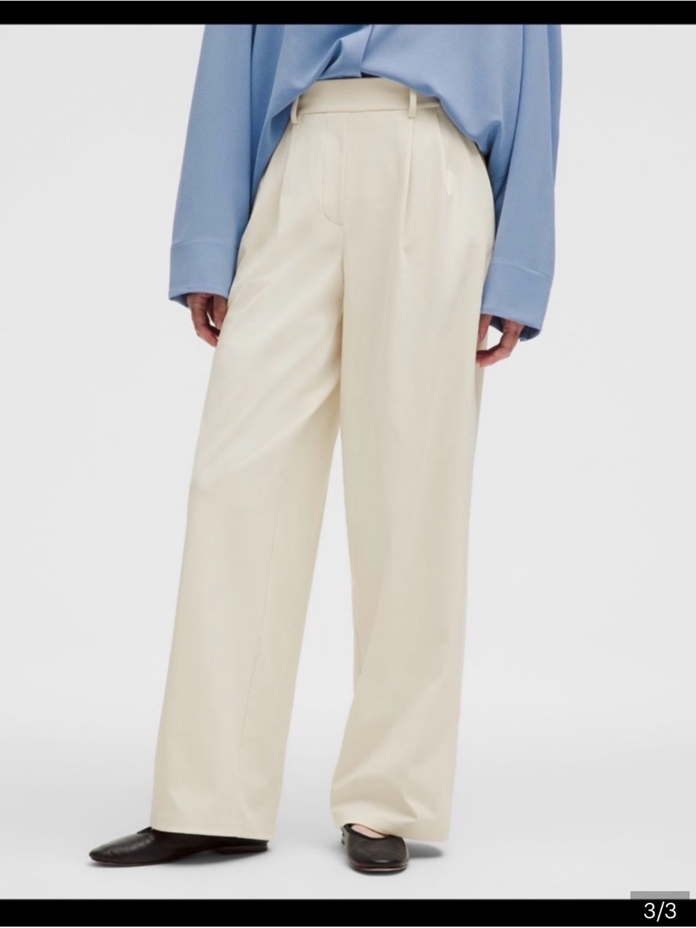 lululemon Women's Daydrift High-Rise Wide-Leg Trouser  light ivory - L
